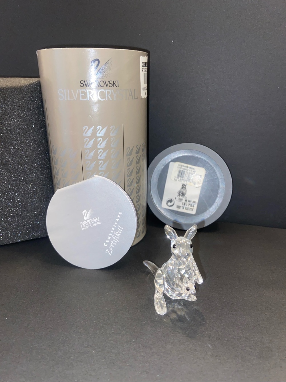 Swarovski Clear Crystal Kangaroo Figurine